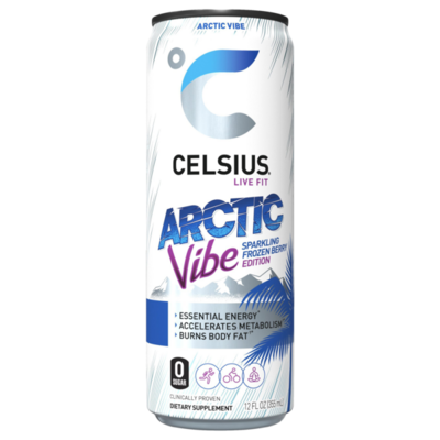 Celsius Arctic Vibe Sparkling Frozen Berry 12oz