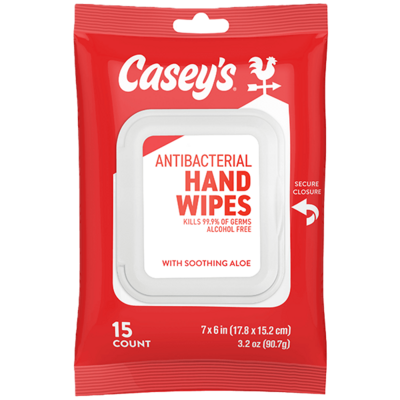 Casey's Sanitizing Wipes 15ct