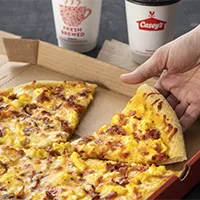 Breakfast pizza