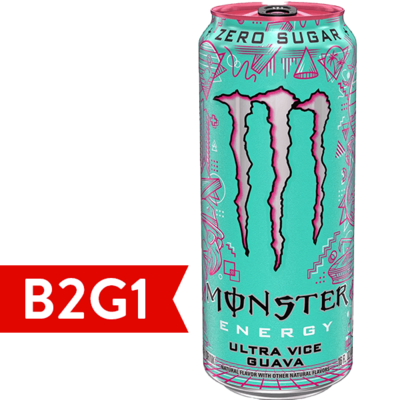 Monster Energy Zero Ultra Vice Guava 16oz