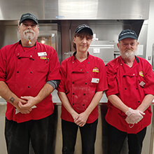 Casey's Employees: Jethro, Susan and Lewis