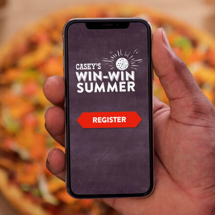 Phone with register button