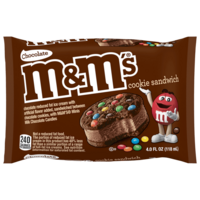 M&M's Chocolate Ice Cream Cookie Sandwich 4oz