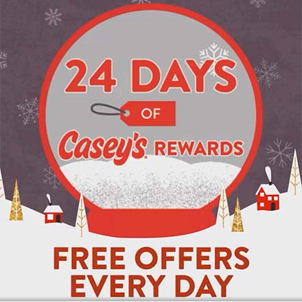 24 Days of Casey's Rewards