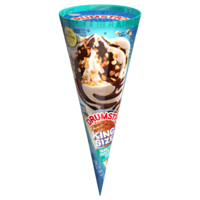 Nestle Vanilla & Chocolate Swirl Ice Cream Sundae Cone King Size 5oz