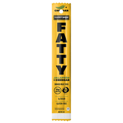 Sweetwood Fatty Jalapeño Cheddar Smoked Meat Stick 2oz