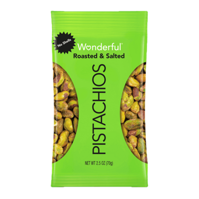 Wonderful Pistachios Shelled 2.5oz