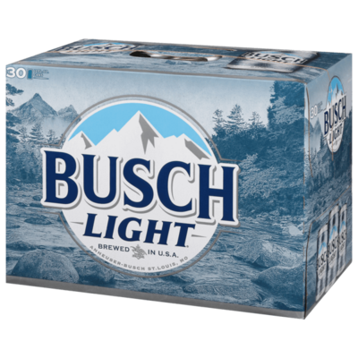 Busch Lt 30pk Can