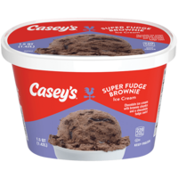 Casey's Super Fudge Brownie Ice Cream 48oz