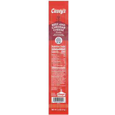 Casey's Beef & Cheddar Cheese 2.5oz