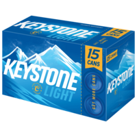 Keystone Light 12oz can 15-pack