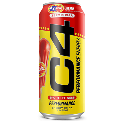 C4 Performance Energy Popsicle Cherry 16oz
