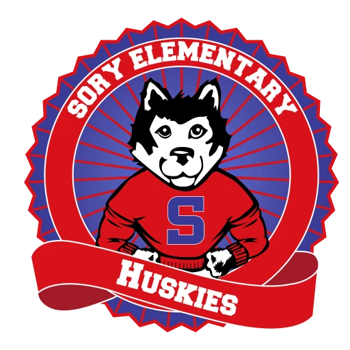 Sory Elementary Huskies Logo
