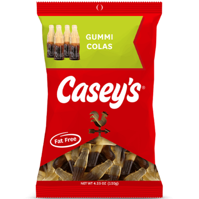 Casey's Gummy Cola Bottles 4.25oz