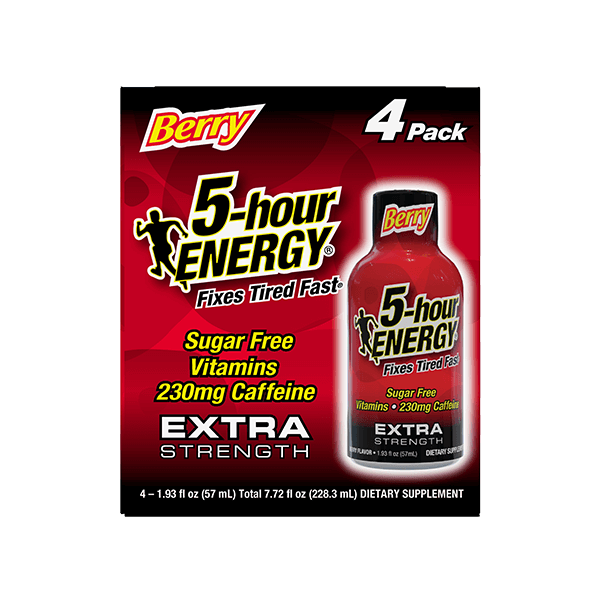 5-hour Energy Extra Strength Berry 1.93oz 4-Pack - Order Online