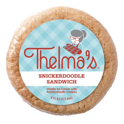 Thelma's Snickerdoodle Ice Cream Sandwich 6oz