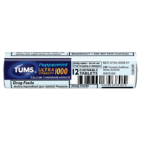 Tums Peppermint 12ct