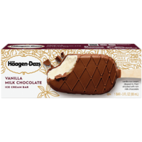 Haagen Dazs Vanilla Milk Chocolate Ice Cream Bar 3oz