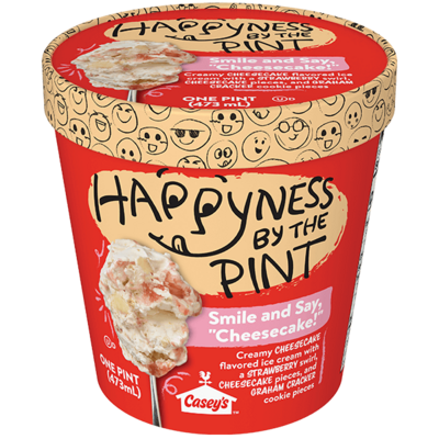Happyness by the Pint® Smile and Say Cheesecake! Ice Cream 16oz
